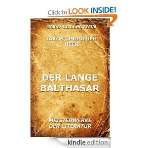 Der lange Balthasar (Kommentierte Gold Collection) (German Edition 