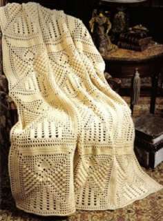 Afghan Crochet Patterns Afghans NEW Pattern Book Quilt  