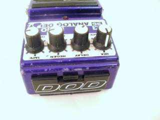 DOD FX96 ECHO FX ANALOG DELAY GUITAR PEDAL Works Great  