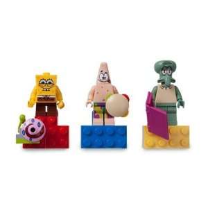  Lego Spongebob, Patrick Star, Squidward Magnet Toys 
