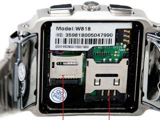 2011 New Stainless Steel Waterproof Watch Phone Specification: