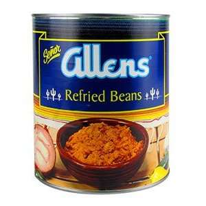 Allens Refried Beans 6   #10 Cans / CS  Grocery & Gourmet 