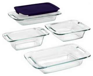 Pyrex Easy Grab 5 Piece Glass Bake Set 071160063181  