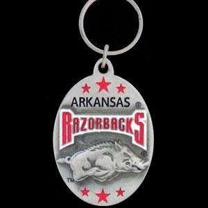  College Team Logo Key Ring   Arkansas Razorbacks 