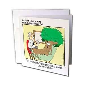 Londons Times Funny Music Cartoons   Branch Davidians   Greeting Cards 