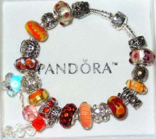 AUTHENTIC PANDORA BRACELET SILVER 7.9IN *SUNKISSED SMILEINCLUDED GIFT 