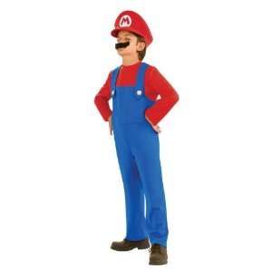  Childs Mario Brothers Mario Costume Size Medium (8 10 