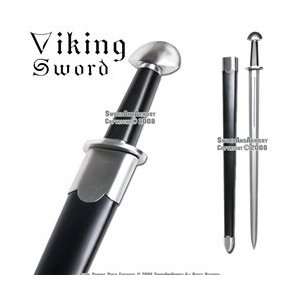  Medieval Viking Battle Sword Solid Steel With Scabbard 