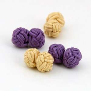   mens silk knot cufflinks with Gift Box Y&G Ten pair of Silk Cufflinks