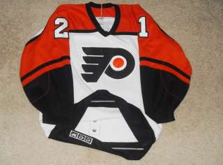 80s CCM Dave Brown Philadelphia Flyers Ultrafil Authentic Jersey Fight 