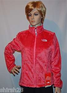 NWT THE NORTH FACE PINK PEARL OSITO FLEECE COAT JACKET LARGE L *SUPER 