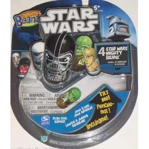 Mighty Beanz Star Wars 4 Pack with YODA. Toys & Games