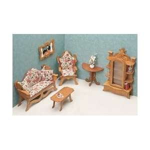  Greenleaf Dollhouse Furniture Kit Living Room 72G 03; 2 