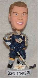 Greg Johnson 2002 Nashville Predators Hockey Bobblehead Doll MIB SGA 