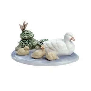  Lladro Nao Porcelain Figurine Pond Family