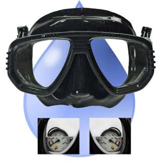   Mask + Bifocal Gauge Reader Lenses RX Prescription BLACK BLACK  