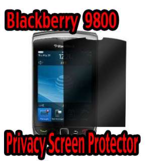 High Sensitivity Privacy Screen Protector for Blackberry Torch 9800 US 