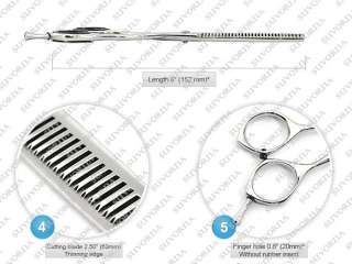 Suvorna 6 Pro Hair Cutting Thinning Shears Scissors  