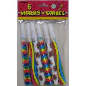  Party Horns Noisemakers 6ct. 