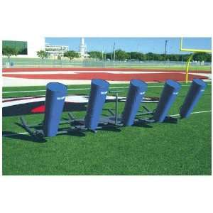 Pro Down Seven Man Football Sled With Coaching Platform  