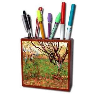  Orchard in Blossom 2 By Vincent Van Gogh Pencil Holder 