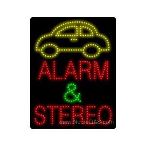  Auto Alarm Stereo Outdoor LED Sign 31 x 24 Sports 