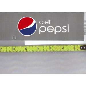 Large Rectangle Size Diet Pepsi Logo Soda Vending Machine Flavor Strip 