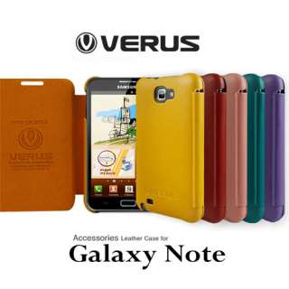 SAMSUNG GALAXY NOTE GT N7000 i9220 VERUS CLASSIC K LEATHER CASE COVER 