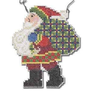  Santas Bag Plastic Canvas Counted Cross Stitch Kit: Arts 