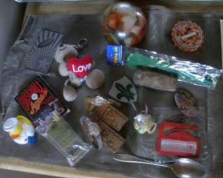 Junk Drawer Lot Watches ~ Toys ~ Paperweight ~ Baseball ~ Pez 