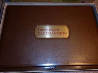 LOWE VINTAGE 1973 TOURNAMENT BACKGAMMON GAME EXCELLENT  