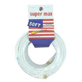 New 50 ft Coax Coaxial CABLE Satellite TV  