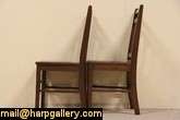 Set of 10 Mission Oak or Arts & Crafts Dining Chairs  