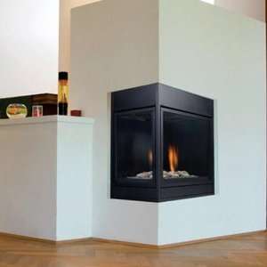 Arlington Series 36 inch Propane Direct Vent Corner Designer Fireplace 