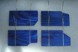   SILICONE SOLAR CELLS with chip ( broken, 100% working cells