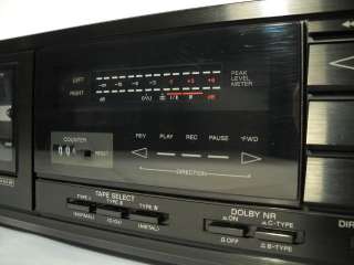 Sony TC RX400 Single Cassette Tape Deck  