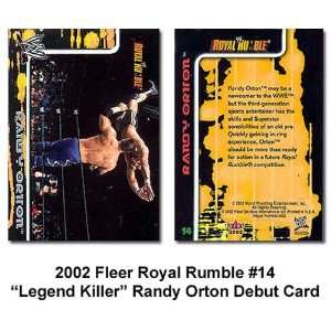   Rumble Legend Killer Randy Orton WWE Debut Card
