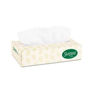   Recycled Fiber Facial Tissue, 2 Ply, 125/Box, 60 Boxes/Ca Home