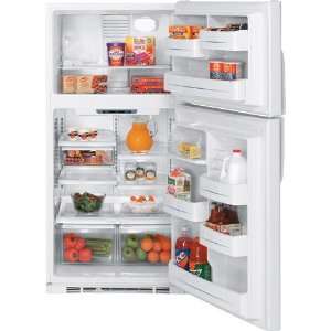   GE White Top Freezer Freestanding Refrigerator GTS22KBPWW: Appliances