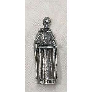   Thomas 3 Patron Saint Statue Genuine Pewter Catholic Religious Gifts