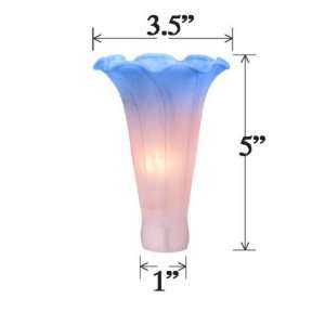  Replacement Pastel Pink and Blue Meyda Lily Lamp Shade 