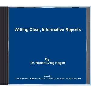  Writing Clear, Informative Reports (Multimedia CD) Dr 