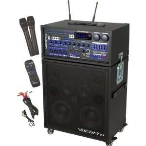   with Digital Reverb and 2 CH Wireless Mic System Musical Instruments