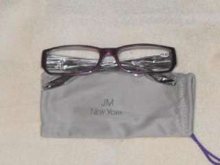 Joy Mangano Reading Glasses with Pouch ~ 3.00  