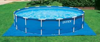 INTEX 18 x 48 Metal Frame Swimming Pool Set & 1500 GPH Filter Pump 