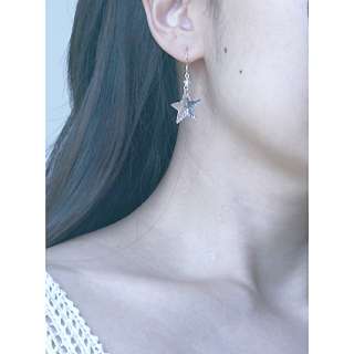 Swarovski Star and Moon Crystal Earrings  
