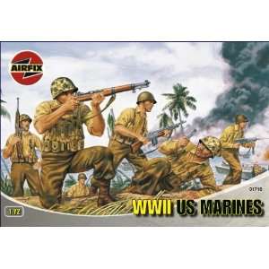   72 Scale WWII US Marines Figures Classic Kit Series 1 Toys & Games