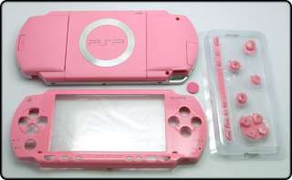 PSP 1000 Phat Full Housing Faceplate Shell Cover Pink  