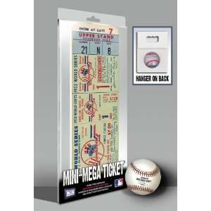 My Ticket TFMMBBWS53 1953 MLB World Series New York Yankees Mini Mega 