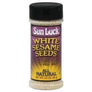 Sun Luck Sesame Seeds, White 3.5000 OZ Grocery & Gourmet Food
